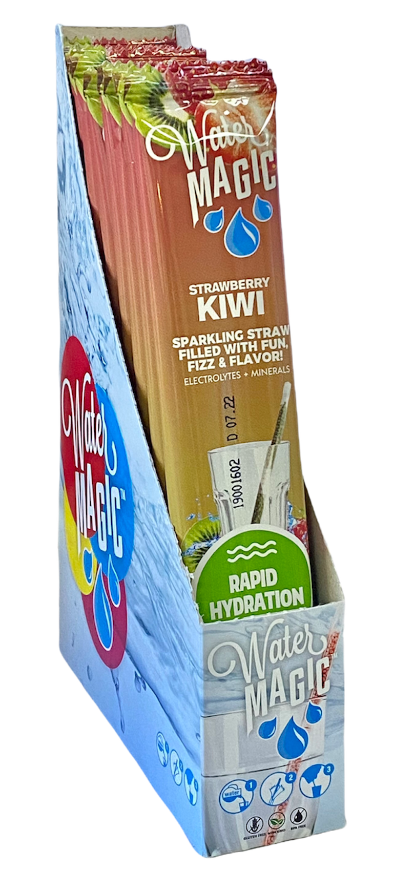 Electrolyte Strawberry/Kiwi Water Flavoring Straws