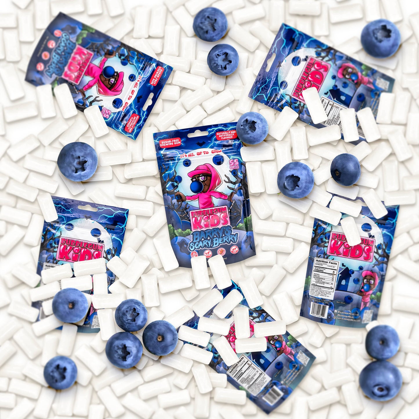 Barry's Scary Berry Sugar-Free Gum – 2.91oz