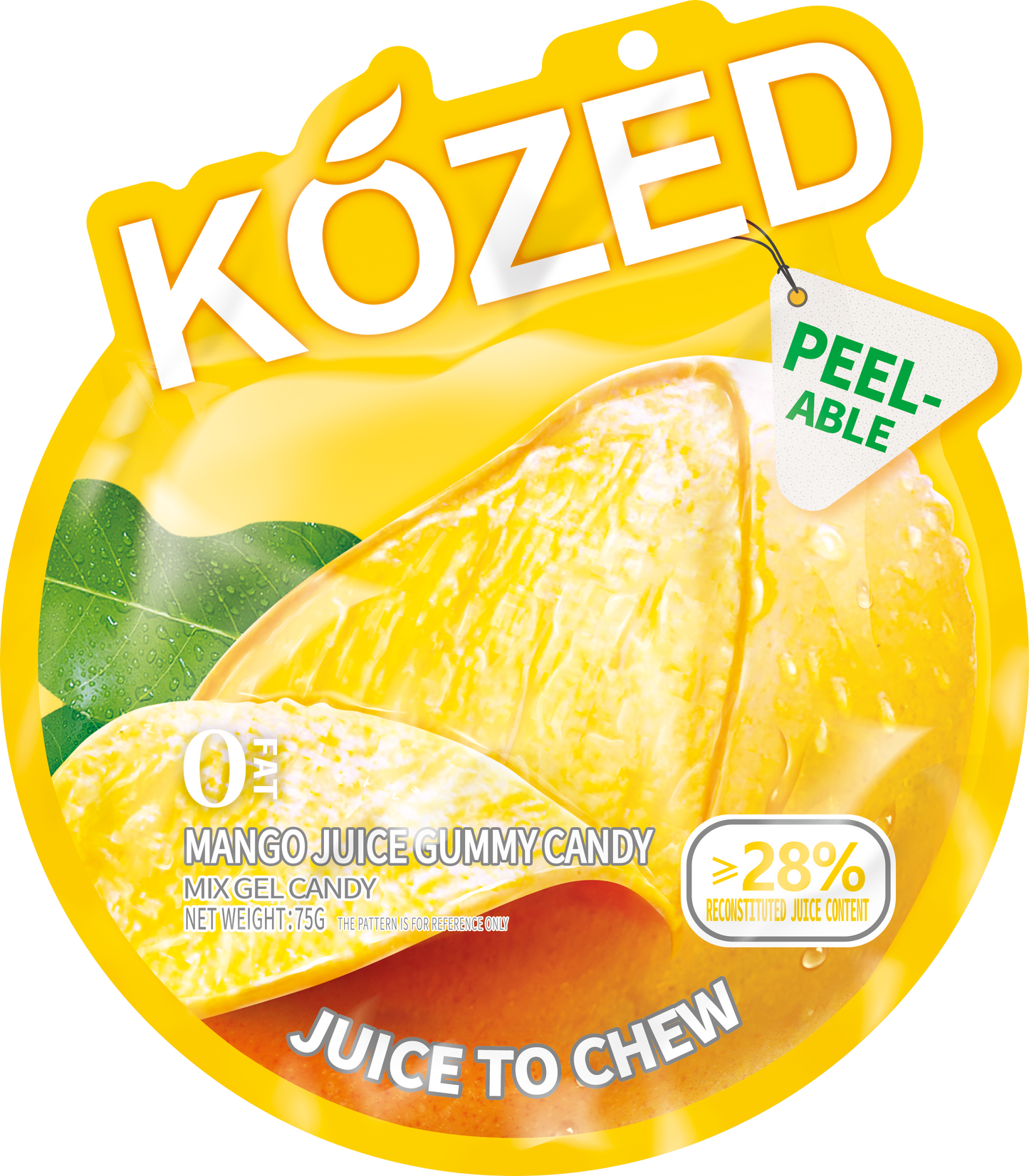 Kozed Peelable Gummy Mango Candy