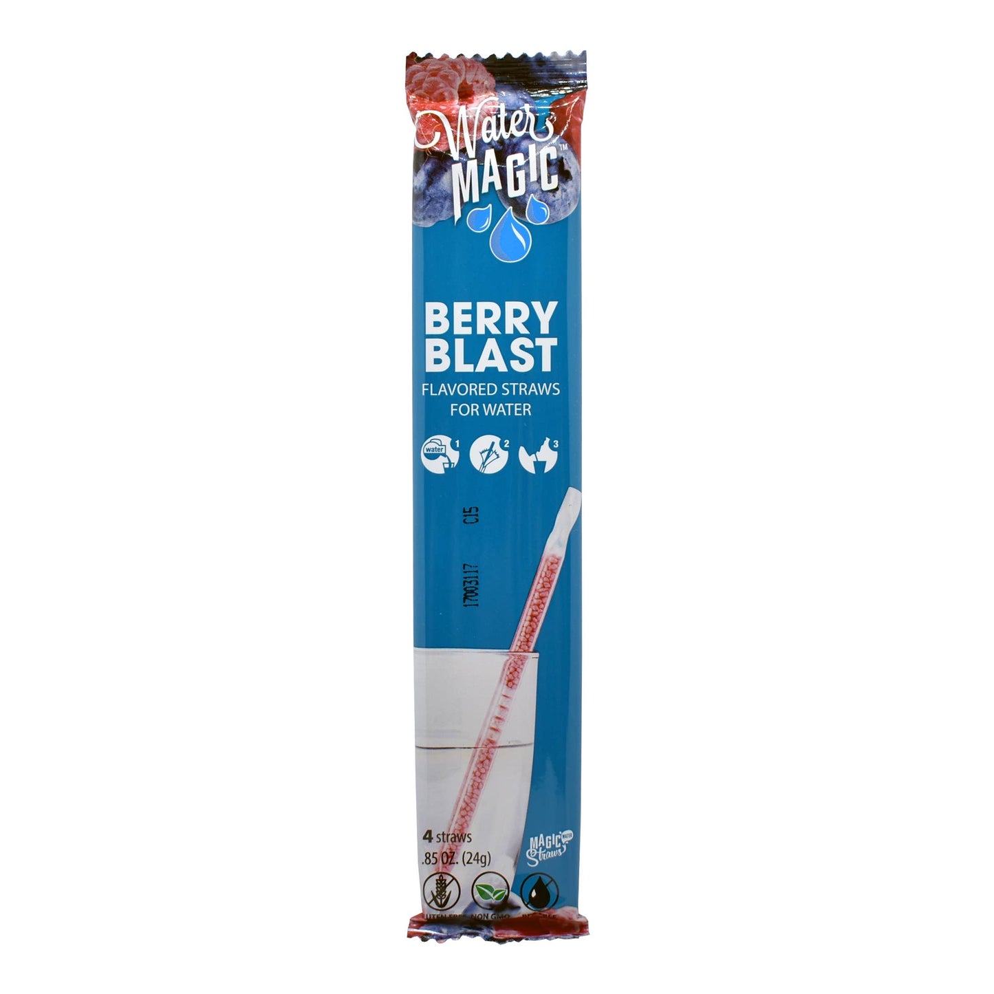 Water Magic Berry Blast Water Flavoring Straws