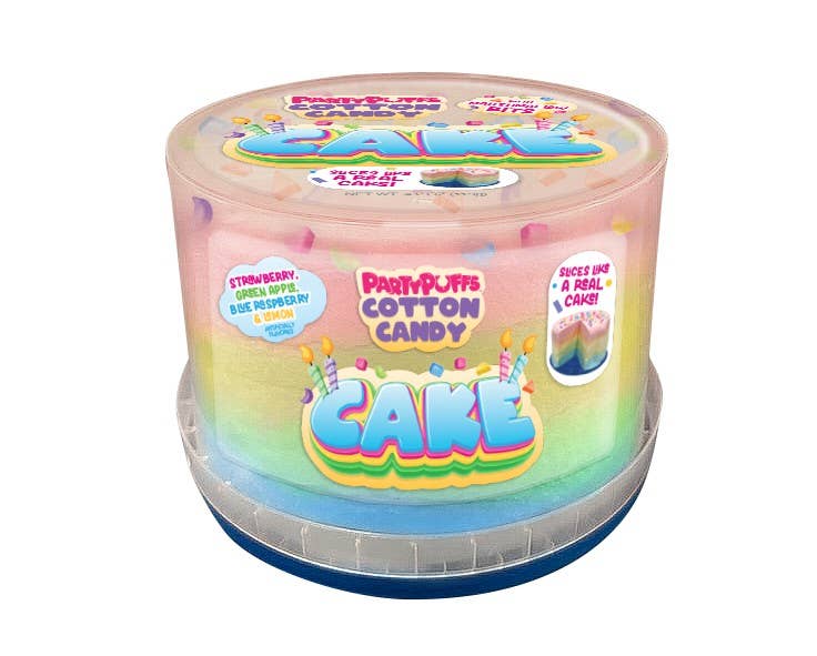 Party Puffs Cotton Candy Cake, 4.2oz